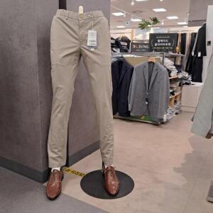 트레몰로 HC09 노턱 슬림핏 팬츠 (주)세정 인디안 남성 25SS 여름 베이지 허리밴딩  D