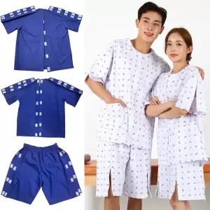 신화가운 다양한 부위 환부개방 기능성환자복 상하의세트 정형외과 한의원 물리치료복 도수치료복 환자복