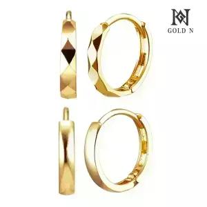 골드앤 14K/18K 심플컷팅/라인 링귀걸이 소