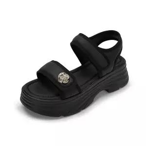 [하프클럽/무크]엠.무크 가비 스트랩 샌들 블랙 516523522ZA