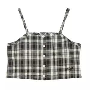 [에스핏]주니어 키즈 체크 뷔스티에 베스트 아동 조끼 여름 SJZ304FCVE04_DG