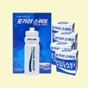 타먹는 분말형 포카리스웨트 이온음료 1L용20팩+보틀1개