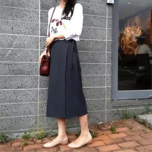 [하프클럽/]봄 롱 치마바지 랩바지 큐롯 팬츠