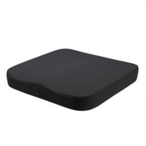 코멧 홈 메쉬커버 메모리폼 방석, 40x40x5cm, 블랙 one option