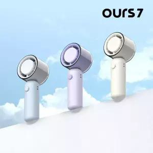 아워스7 휴대용 미니 핸디 손 선풍기 제트팬 고속 치코팬 손풍기 BLDC OFN1A1