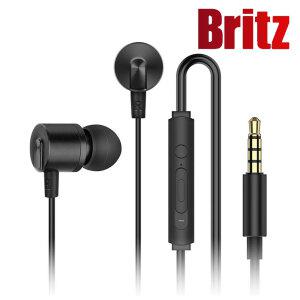 브리츠 유선 이어폰 3.5mm 마이크 볼륨조절 노트북 갤럭시 폰 호환 P20GX