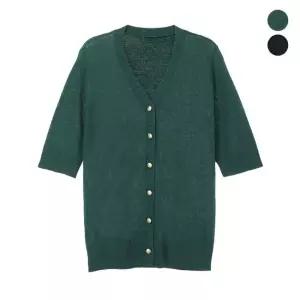 TAGME 썸머 골드버튼 린넨블렌딩 가디건 2종 택1