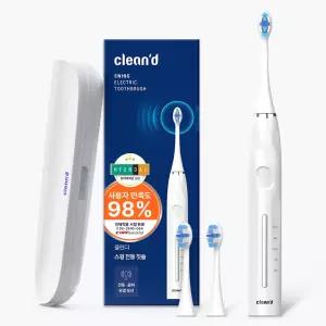 [치과의사추천]클린디 회전 음파 미세모 전동칫솔 스윙45