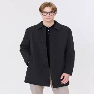 헤지스 남성 24FW [반값세일][스테디셀러]블랙 다운 하프코트 WHCO4D461BK