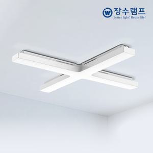 장수램프 LED 사각 십자등 60W 형광등