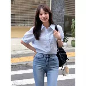 [롯데백화점]올리브데올리브 썸머 포켓 반팔 블라우스 (OW5MB405)