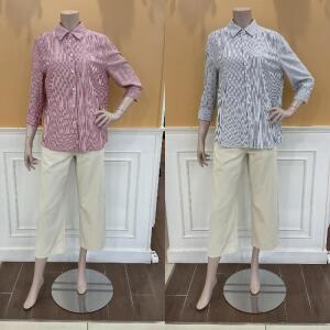 BCBG M백화점 스트라이프 블라우스  B5B5B491