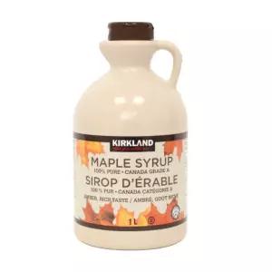 코스트코 커클랜드 메이플시럽 1L 와플 팬케이크 홈카페