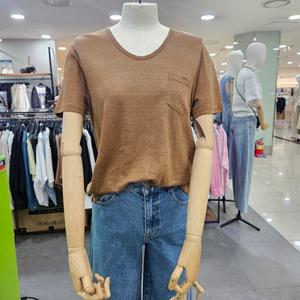 시슬리/애플아울렛/마 100% 헤이닌 포켓 티셔츠/SATSC3531