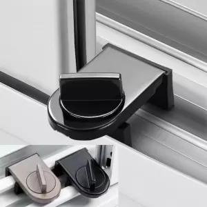 창문 방충망 다이얼 고정 잠금 장치 미닫이 샷시 도어 스토퍼 방범 안전 걸쇠