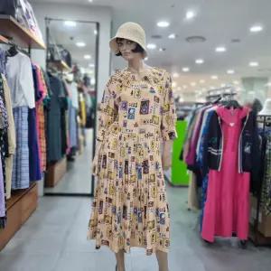 베네통/애플아울렛/플리아 플리츠 원피스/BAOP11441