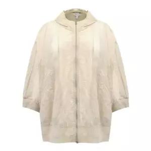 [조순희]크링클 시스루 후드 점퍼 FNML222