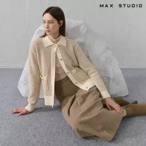 막스스튜디오 트위드 니트 재킷 [런칭 가격 59,900원]