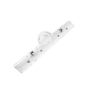 TW 자석거치 투명 종이꽂이 집게 부착 냉장고 알림판 게시판 안내장