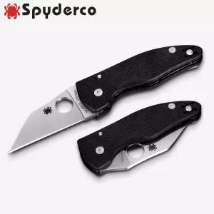 [스파이더코]마이크로짐보(F) 블랙 S30V 폴딩 나이프 EDC 휴대용 주머니칼