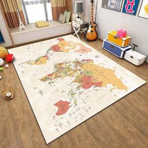 레트로 인테리어 세계지도 러그 사각 궁궐 미끄럼방지 케어 감성 주방용 놀이방 넓은