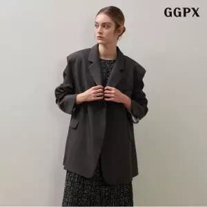 캐주얼 오버핏 숄더 패드 자켓 (GPCJK016D)