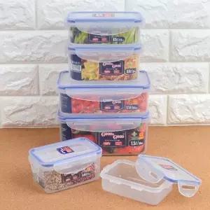 굿앤굿 밀폐용기 사각 투명용기 반찬통 간식통 소형 밀폐 용기 소형 주방 플라스틱