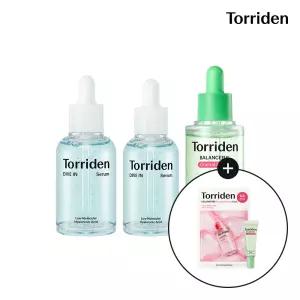 [SET] 토리든 다이브인 히알루론산 세럼 50ml+40ml+밸런스풀 시카 컨트롤 세럼 50ml (+시카컨트롤 세럼10ml+모공마스크1매)