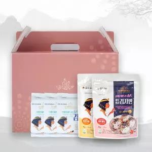 메리밀스 김 선물세트 B-11 (도시락김 4g x 3봉 + 김자반(명란 50g + 새우멸치 50g