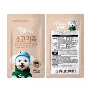 국내산 마루 영양죽 4종 소고기, 황태, 연어, 전복 120gX12개