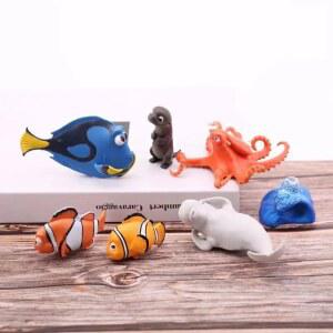 니모 케이크 찾기 장식 피규어 도리 흰동가리