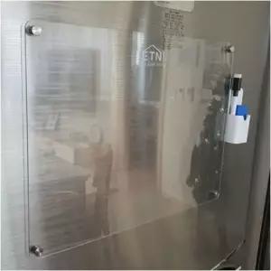 투명 롤칠판 원산지 표시판 일주일 식단표 붙이는 화이트 보드