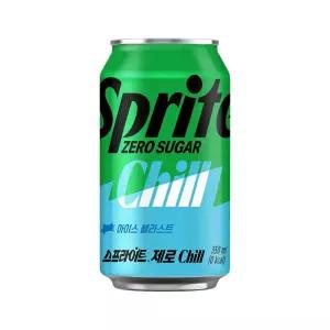 스프라이트 제로 chill 사이다 캔 350ml X 24개