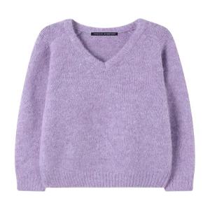 [미니멈에브리데이][미니멈 에브리데이]래글런 브이넥 심플 긴팔 울 니트 (EB4KT007D)