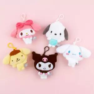 산리오 빅 페이스 가방 고리 5종 택1/키링 열쇠 악세사리 장식 미니 걸이 키 체인 홀더 키즈 어린이 선물용