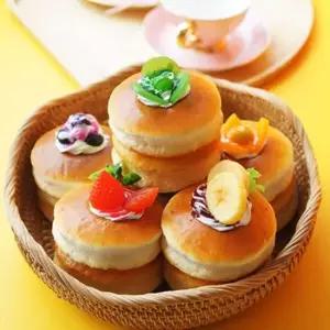 가짜음식 뉴 말랑말랑 핫케이크 랜덤디자인 모형음식 모형빵