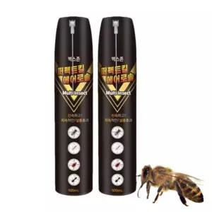 벌 기피제 말벌 퇴치제 장수말벌 살충제 약 퇴치 에어 스프레이 500ml 2개
