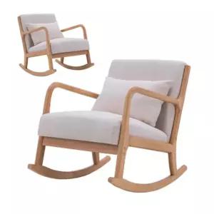 튜린루 어르신 흔들의자 북유럽 원목 리클라이너 소파