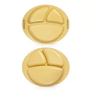 튜링르 옥수수전분으로 만든 아동용식판 3구 원형식판