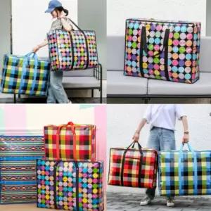 튜링옷 대형 짐가방 이불 보따리가방 동대문 옷 가방 70x47 (색상랜덤발송)