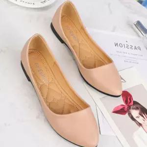 튜링르 발에 착 붙는 여성 정장구두 플랫단화 큰발여성 260