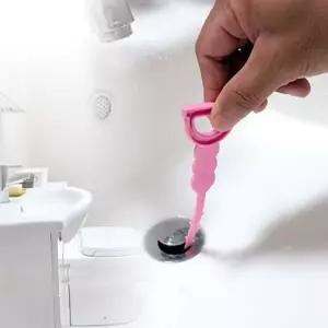 세면대 머리카락 제거 막힘 이물질 욕조 배수구 머리카락 제거 하수구 싱크대 클리너 용품 주방 욕실