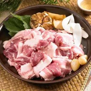 [신세계라이브쇼핑][청년미트] 1등급이상 한돈 자투리 뒷고기 1kg (찌개용)