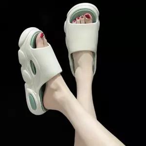 지압 쿠션 슬리퍼 사무실 자세 아치 교정 평발슬리퍼