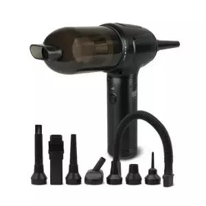 차량용 청소에어건 메탈필터 흡입 송풍 8종노즐