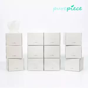 먼지없는 천연펄프 미니각티슈 230매 12개입 퓨어피스 비염티슈