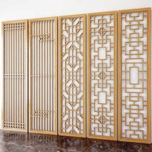 한옥 가림막 파티션 전통 원목 한옥카페 거실 펜션 목재 칸막이