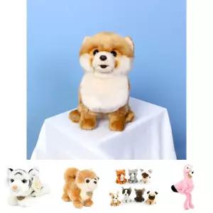 위더펫 리얼 강아지 인형 포메라니안/동물/장난감/이쁜/예쁜/액착/미니/모형/놀이/봉제/아동/어린이/유아