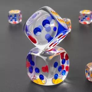 보드게임 교육용 게임 미니 투명 주사위 DD-10617