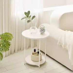 [가구레시피] 국내생산! 아르떼 소파 거실 침대 사이드테이블 침대협탁 원형/타원형 (6컬러)